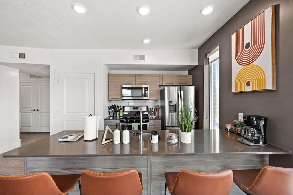 Апартаменти Lux 2 Bd Boho In Heart Of Slc Солт-Лейк-Сіті Екстер'єр фото