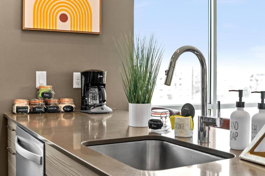 Апартаменти Lux 2 Bd Boho In Heart Of Slc Солт-Лейк-Сіті Екстер'єр фото
