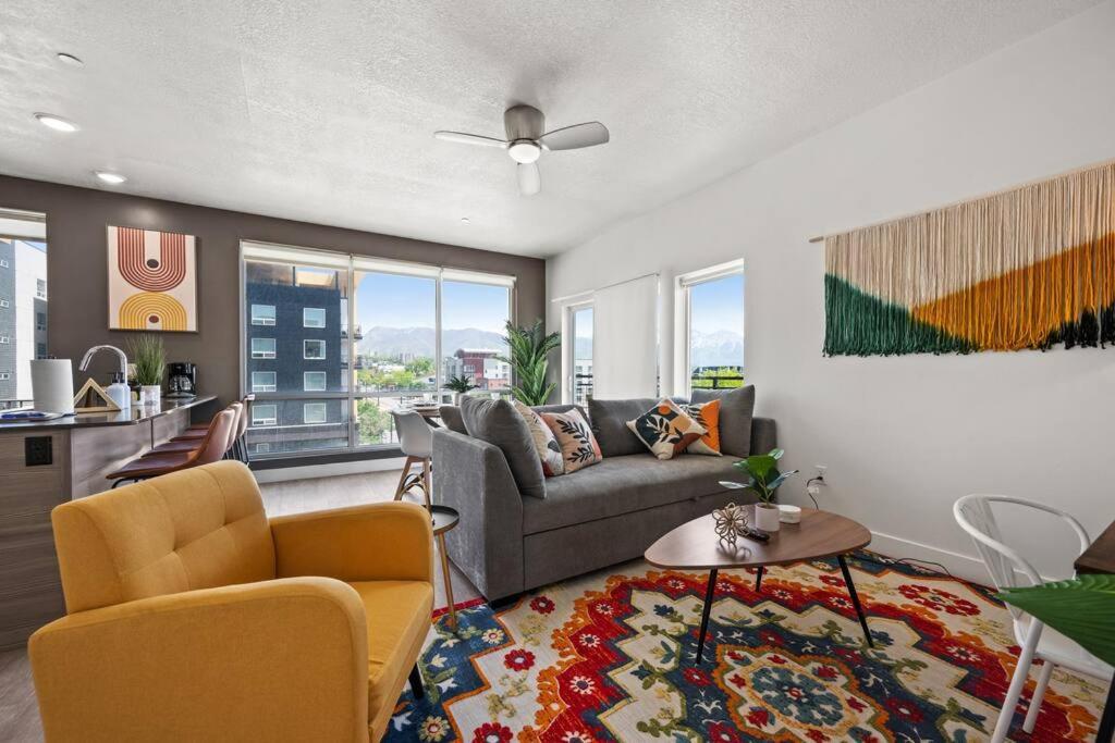 Апартаменти Lux 2 Bd Boho In Heart Of Slc Солт-Лейк-Сіті Екстер'єр фото